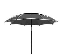 Parasols de jardín para paraguas de pesca a prueba de agua al aire libre Sunshade Refugio Tilt Tilt Telescoping Pole de playa portátil Bolsa de transporte - Parasol de jardín a prueba de viento con