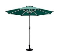 Parasols Green Garden Patio Table Umbrella with Tilt and Crank, Perfect for Outdoor Yard, Beach Commercial Event Market, Camping, Swimming Pool