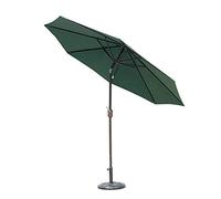 Parasols Umbrella Market Patio Outdoor Garden Lawn Steel Sun Canopy UV Protective 270cm*230cm (Color : Dark Green)