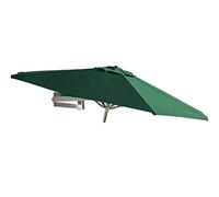 Parasols Wall Mount Patio Umbrella - Outdoor Garden Balcony Sunshade Umbrella, Aluminium Pole, 8ft / 250cm (Color : Green)