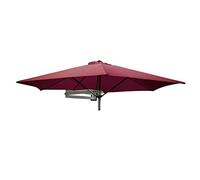 Parasols Wall UV Protection Patio Umbrella 8ft / 250cm - Wall Mounted Cantilever For Garden Balcony Yard (Color : Green)