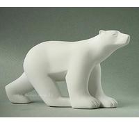 Parastone Museums Kollektion Mini Escultura de la serie Pocket Art - Oso Polar - resina, 10cm, de una obra de Francois Pompon #pa05