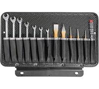 Parat 592000161 - Panel de herramientas para caja de herramientas (1 cara, 13 compartimentos), color negro