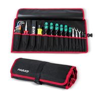 PARAT Basic Roll-Up 5990828991 - Bolsa para herramientas (15 compartimentos, nailon, con cierre, 67 x 33 x 0,5 cm), negro