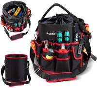 Parat Cubo de herramientas Parat Basic 50 herramientas interior y exterior correa hombro negro