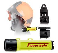 PARAT Paralux PX1 - Juego de bomberos para Rosenbauer HEROS Titan Links | Lámpara LED de trabajo con 120 lúmenes | Linterna LED con protección EX | Lámpara impermeable para casco | Incluye pilas