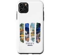Paraty Brasil Ciudad Viaje Recuerdo Pincelada Arte Vacaciones Carcasa para iPhone 11 Pro Max