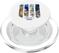 Paraty Brasil Ciudad Viaje Recuerdo Pincelada Arte Vacaciones PopSockets PopGrip para MagSafe