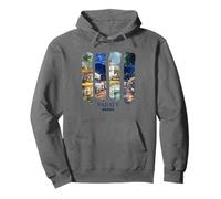 Paraty Brasil Ciudad Viaje Recuerdo Pincelada Arte Vacaciones Sudadera con Capucha
