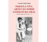 Paraula Viva: Articles Sobre Literatura Oral