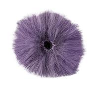 Paraviento Microfono Pelo Micrófono Lavalier Universal de 3 uds., parabrisas peludo, piel, manguito viento, micrófono solapa suave 5mm(Violet)