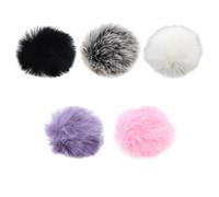 Paraviento Microfono Pelo Parabrisas peludos for exteriores Wind Muff for micrófono de solapa Lavalier/Mini micrófonos, parabrisas Lavalier