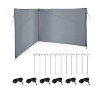 Paravientos cortavientos camping biombo de poliéster 1,5 m ligero plegable