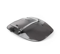 Paravientos Cubierta De Parabrisas para Motocicleta para Suzuki Cruiser Y Estándar (1969-2015) Deflector De Viento Frontal/Pantalla Cortavientos Visera Moto(Titanio)