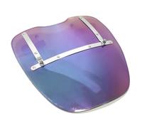 Paravientos Cubierta para Parabrisas De Motocicleta para Yamaha Cruiser Y Estándar (1969-2015) Deflectores De Viento, Alerón para Parabrisas, Visera Visera Moto(Iridio)