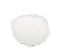 Paravientos de Micrófono, Lavalier Wind Muff Micrófono Furry Windscreen Muff Solapa Micrófono Cubierta 0.5cm / 0.2in (Blanco)