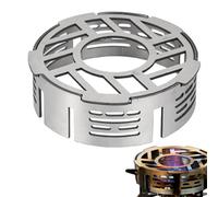 Paravientos para estufa de camping - Anillo paravientos para estufa de exterior | parabrisas para quemador de camping, Paravientos estable de acero inoxidable para cocina de picnic