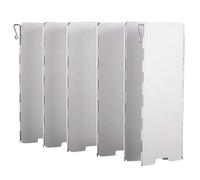 Paravientos Placas Hornillo para Plegable de 12 Camping