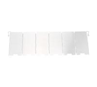 Paravientos Plegable para Camping de Aleación de Aluminio Plata