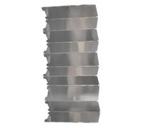 Paravientos Plegable Portátil para Camping, 10 Placas de Aluminio