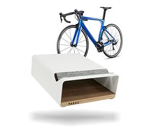 PARAX Soporte Bicicletas Pared - Soporte Mural de Interior para Bicicletas - Suspensión de Aluminio y Madera - Portabicicletas Nuez - M