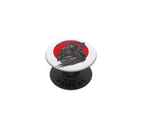 Parca en máscara de pájaro de la Plaga Calavera de la Muerte Halloween PopSockets PopGrip Adhesivo