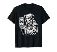 Parca Reloj de Arena gótico Muerte ilustración Camiseta