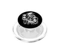 Parca Reloj de Arena gótico Muerte ilustración PopSockets PopGrip para MagSafe
