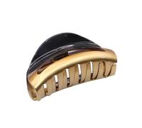 Parcelona francs vrille dorado marrn 3 1/2 """" celuloide sin empuadura deslizante clips de garra de cabello para cabello grueso hecha en Francia