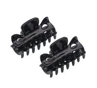 Parcelona French Classic muy pequeo 1 1/2 """" clips de garra con juego de primavera apretado de 2 clips de mordazas para el cabello para nias acceso