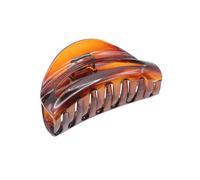 Parcelona French Vrille - Pinzas de celuloide de 6,35 cm con forma de tortuga peque a, agarre antideslizante, resistentes, pinzas para el pelo co