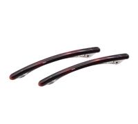 Parcelona Juego de 2 pinzas para el pelo con diseño de concha de tortuga francesa y redondeada grande de 10,16 cm, pinzas para el pelo de mujer, hechas en Francia