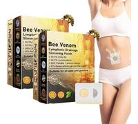 Parche adelgazante de veneno de abeja para drenaje linfático, parches adelgazantes de veneno de abeja, parches de veneno de abeja con extractos naturales, adecuado para uso por personas de todas las