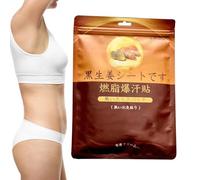 parche adelgazante japonés | Parche de pérdida de grasa de jengibre | 10 unidades/paquete de pegatinas delgadas para el cuerpo con autocalentamiento anticelulítico, parche para perder peso que aumenta