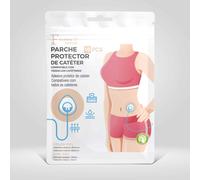 parche adhesivo para sensor de glucosa y catéter color piel - 10 unidades - Farma Patch