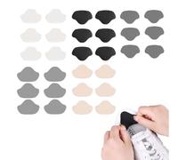 Parche adhesivo reparación calzado 15 pares, parches grandes 8.5x5.8cm multicolor para talón roto, autoadhesivo para zapatillas deportivas y zapatos de diario