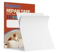 Parche Adhesivo Tela Blanco, 21x28cm Tela Adhesiva para Tapizar Autoadhesivo, Kit de Reparación de Parche de Lino Autoadhesivo para Muebles, Toldo, Asientos De Coche, Sillas, SofáS, Cojines