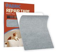 Parche Adhesivo Tela Gris, 21x28cm Tela Adhesiva para Tapizar Autoadhesivo, Kit de Reparación de Parche de Lino Autoadhesivo para Muebles, Toldo, Asientos De Coche, Sillas, SofáS, Cojines
