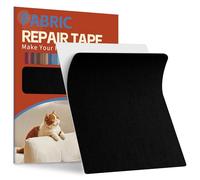 Parche Adhesivo Tela Negro, 21x28cm Tela Adhesiva para Tapizar Autoadhesivo, Kit de Reparación de Parche de Lino Autoadhesivo para Muebles, Toldo, Asientos De Coche, Sillas, SofáS, Cojines
