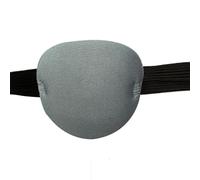 Parche ajustable suave y cómodo para un solo ojo, máscara de ojos para ambliopía, cubierta de parche de estrabismo (gris)