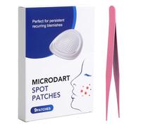 Parche Anti Acne - para Granos de la Cara, Parche Hydrocolloide Invisible con Microagujas, para Tratar Imperfecciones, 9 Piezas