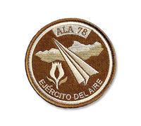 Parche Bordado ALA 78 Ejército del Aire Fuerzas Armadas España 9cm con gran adherencia Árido