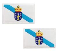 Parche Bordado Bandera Galicia 7.5cm Para Planchar o Coser