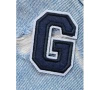 Parche bordado con apliques florales, Parche con letras bordadas, paquete de 2 parches for ropa plancha del alfabeto, 5, cm(G)