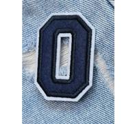 Parche bordado con apliques florales, Parche con letras bordadas, paquete de 2 parches for ropa plancha del alfabeto, 5, cm(O)