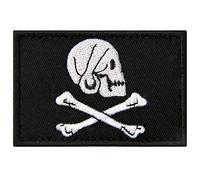 Parche bordado con diseño de bandera pirata Henry