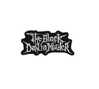 Parche bordado con diseño de Dahlia Murder Me_1 con texto en inglés "The Black Dahlia Murder Me_1"