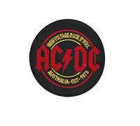 Parche bordado con imagen de Ac Dc ACDC Australia Est 1973 para pegar con plancha, accesorio de recuerdo