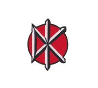Parche bordado con logotipo de Dead Kennedys Punk Band para planchar