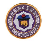 Parche bordado de artes marciales para uniformes, accesorios - Parche de la Asociación Coreana de Taekwondo
